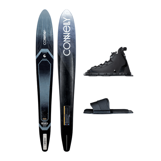 OUTLAW WATERSKI W/SWERVE FRONT BOOT & RTS - Connelly Skis NZ
