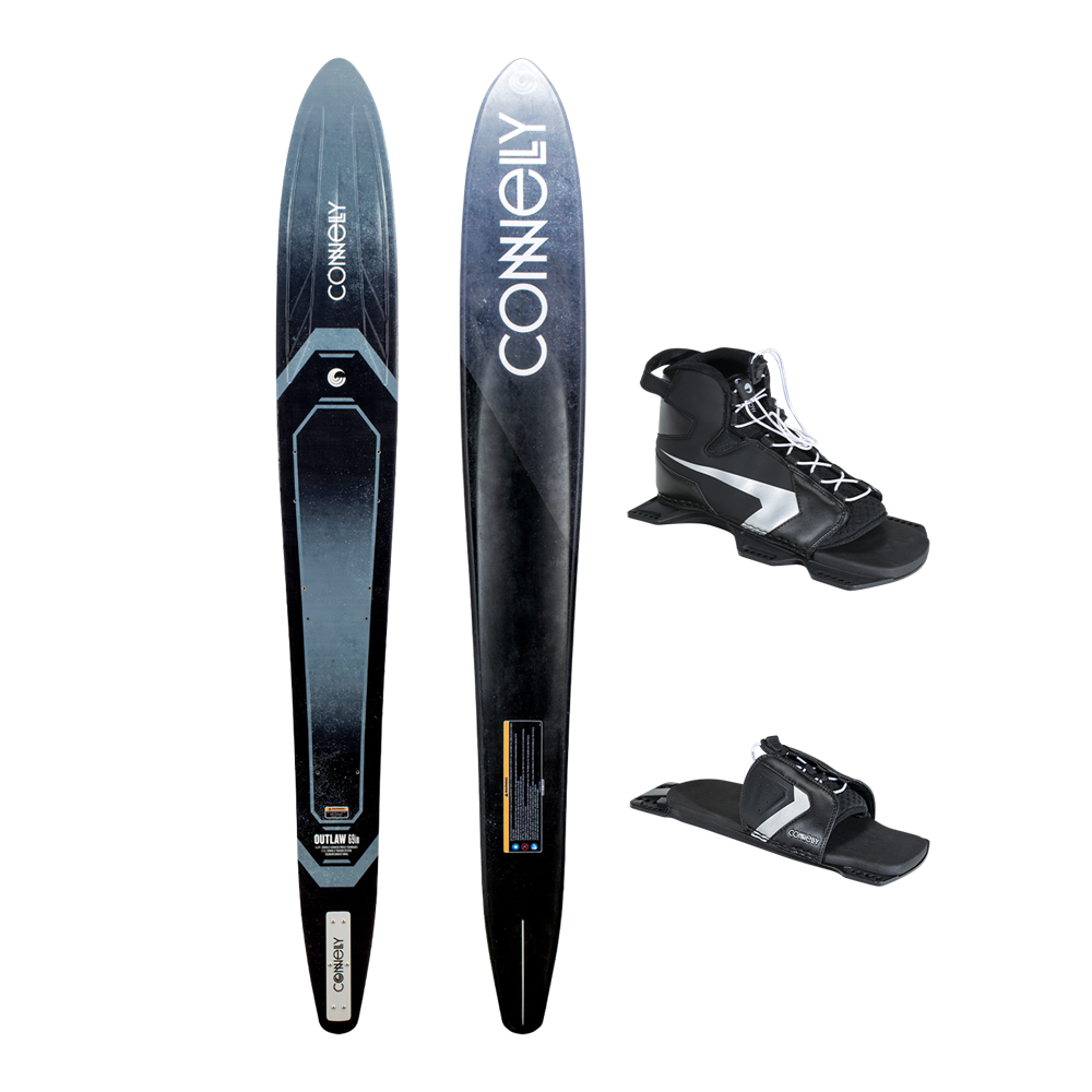 OUTLAW WATERSKI W/SHADOW FRONT BOOT & RTP - Connelly Skis NZ